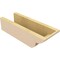 Ekena Millwork 6in. W x 4in. H x 16in. L Crestline Woodgrain TimberThane Rafter Tail, Primed Tan RFTUR06X04X16CRERCPR - alternate 2